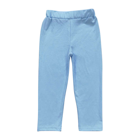 P0209 Girls Sky Blue Cotton Pants