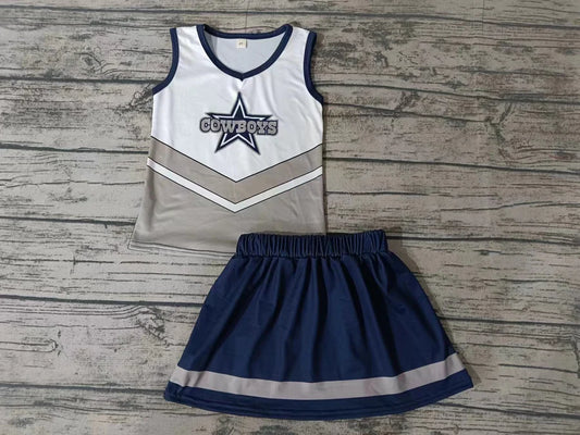 Football Team Cowboys Skirt Set Pre-order 3 MOQ