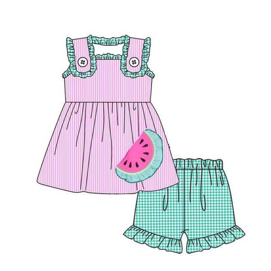 Baby Girls  Watermelon outfit Deadline Time :  19th May