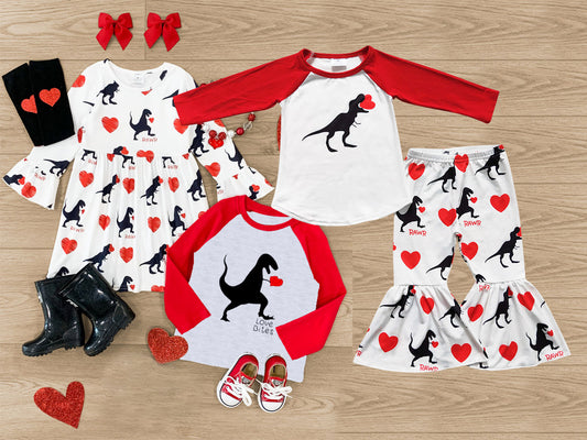 Valentine's Day Dinosaur Outfit