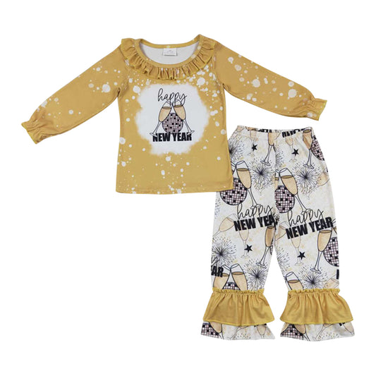GLP0516 Girls Happy New Year Outfit  Boutique Clothing