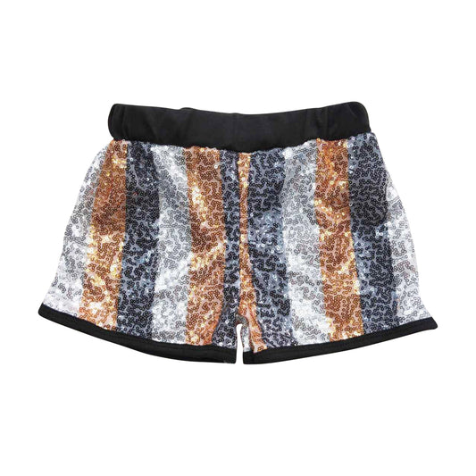 Happy New Year Sequin Shorts For Baby Girls
