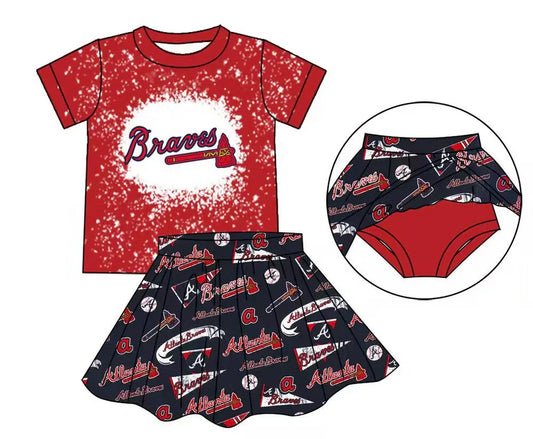 Football Team Braves Skirt Set,Dealine Time :  23th May