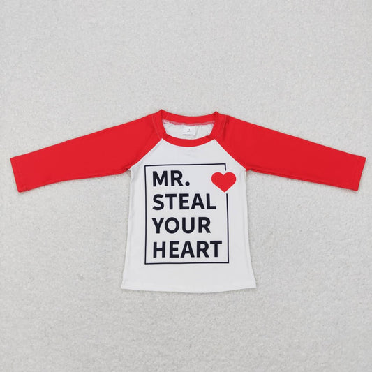BT0441 Mr. Steal Your Heart Long Sleeve Raglan T-shirt
