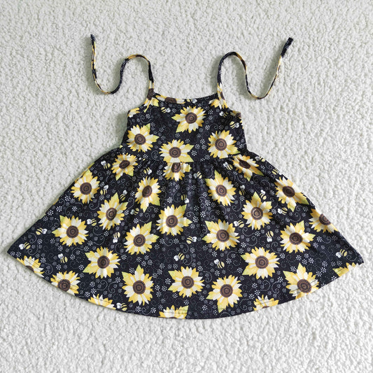 GSD0036 Summer Baby Girls Sunflower Dress