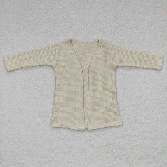 GT0251 Baby Girls White Color Cardigen Coat
