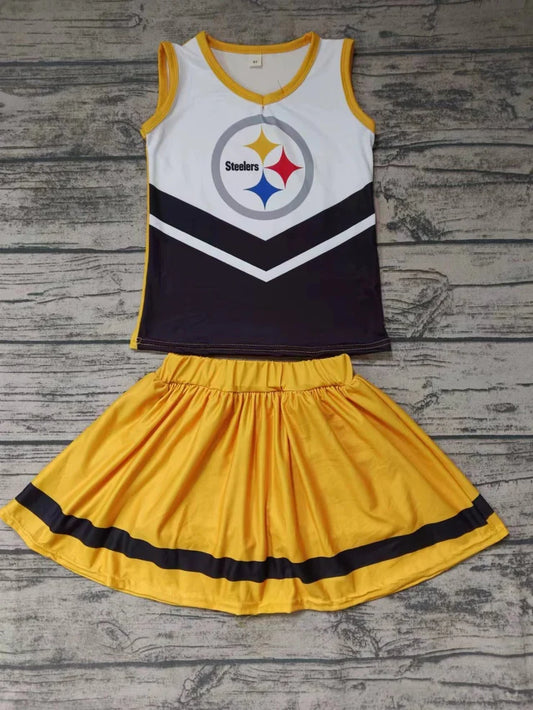 Football Team  Steelers Skirt Set Pre-order 3 MOQ