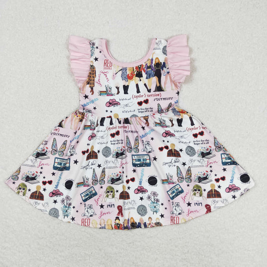 GSD1093 Baby Girls Taylor Swift Singer Music Dress