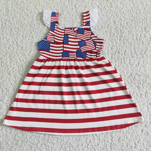 GSD0042 July 4th USA Flag Dress