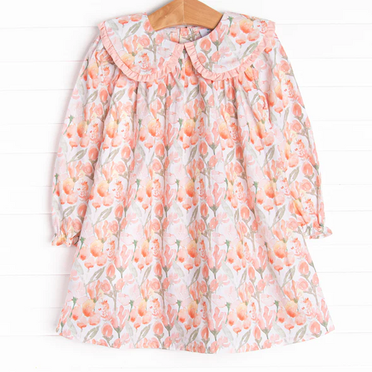 Baby Girls Floral Long Sleeve Dress Preorder 3 MOQ
