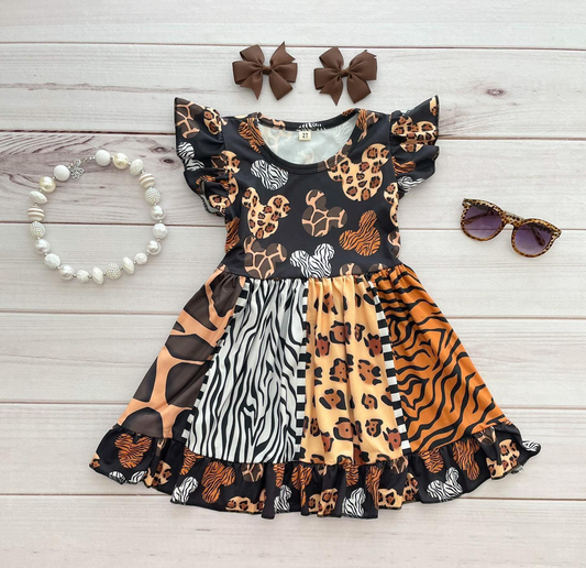 Summer Wild Leopard  Dress