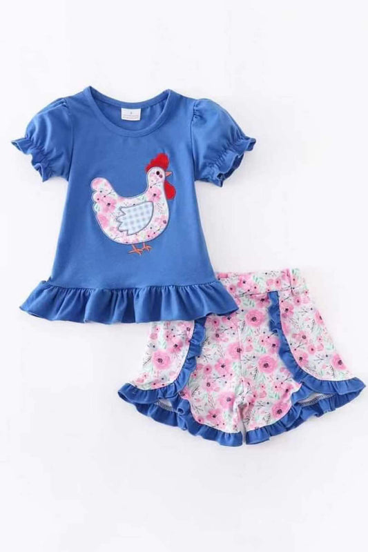 GSSO0020 Embroidery Chicken Outfit