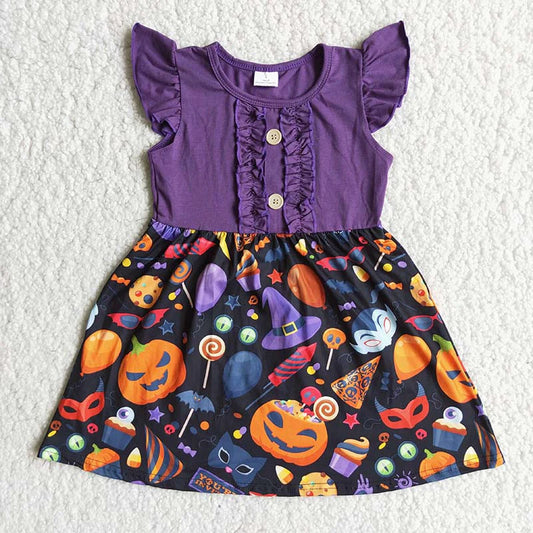 D3-26 halloween Pumpkin Dress