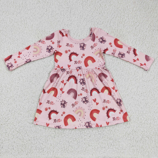 GLD0178 Baby Girls Valentine's Day Xoxo Dress