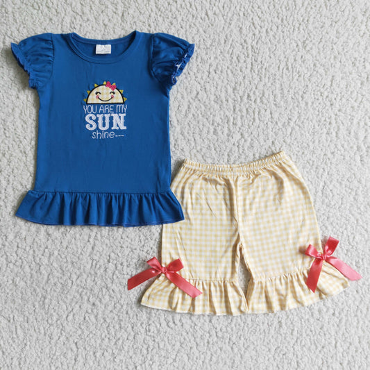 GSSO0096 Summer Girls You are My Sunshine Outfit