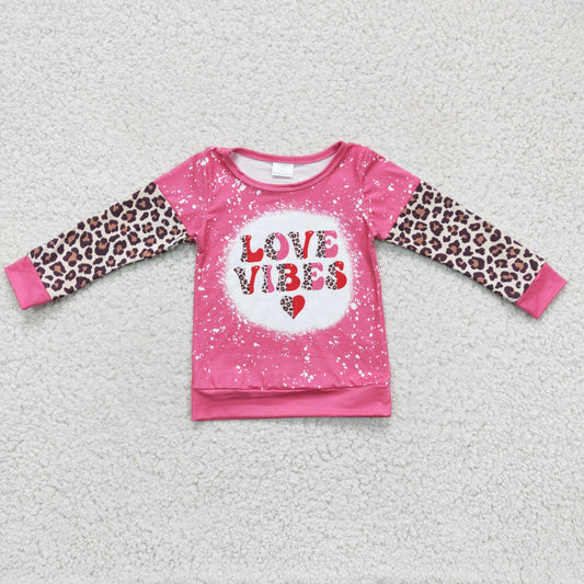 GT0071 Baby Girls Long Sleeve Love Vibes T-shirt