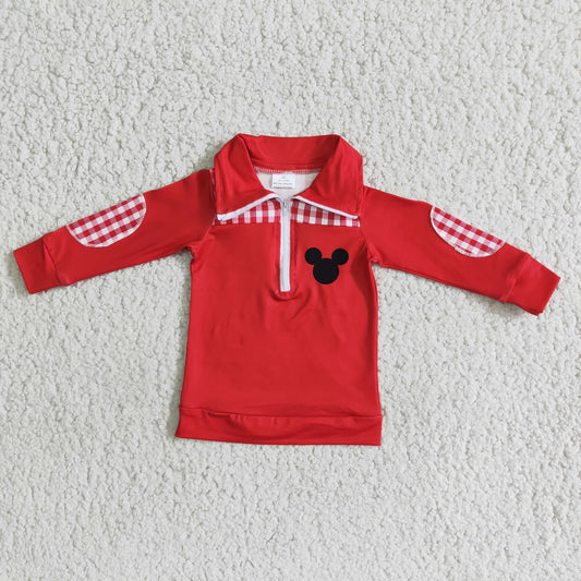 Boys Red Pullover