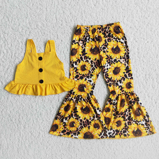 C8-22 Baby Girls Sunflower Outfit