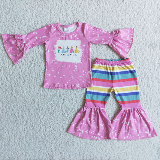 Kids Girls Princess Pink Outfit