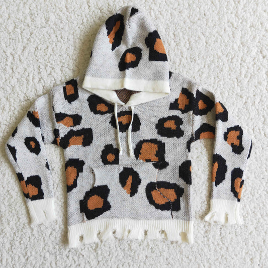 New Fashion Leopard Hoodie Top