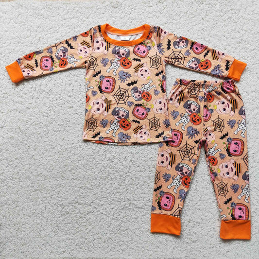 Hallowmas Orange Pajamas Set Promotion