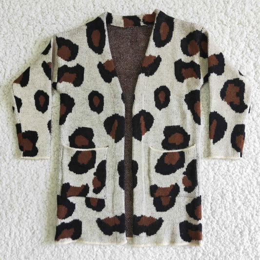 6 A21-11 Leopard Sweater Cardigan