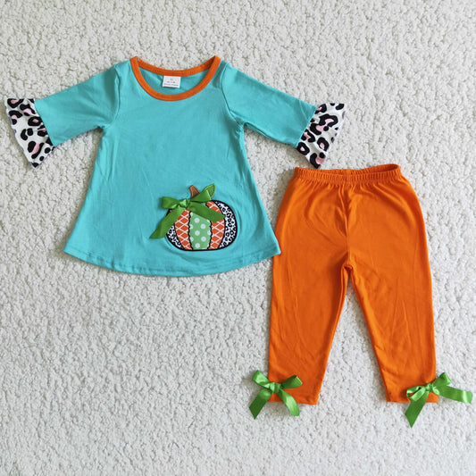 Embroidery Pumpkin Outfit