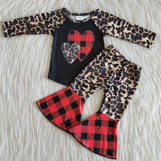 Valentine's Day Leopard Pants Outfit