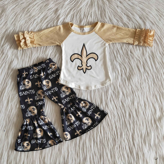 Football Team Long Sleeve Top Outfit