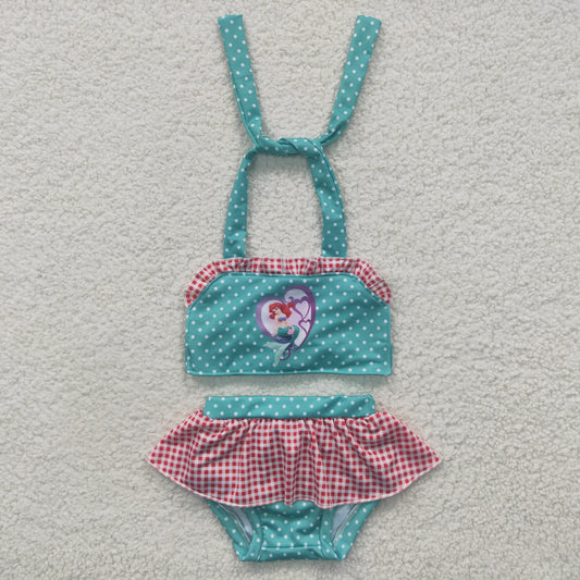 S0057 Baby Girls Princess Swimsuit Set