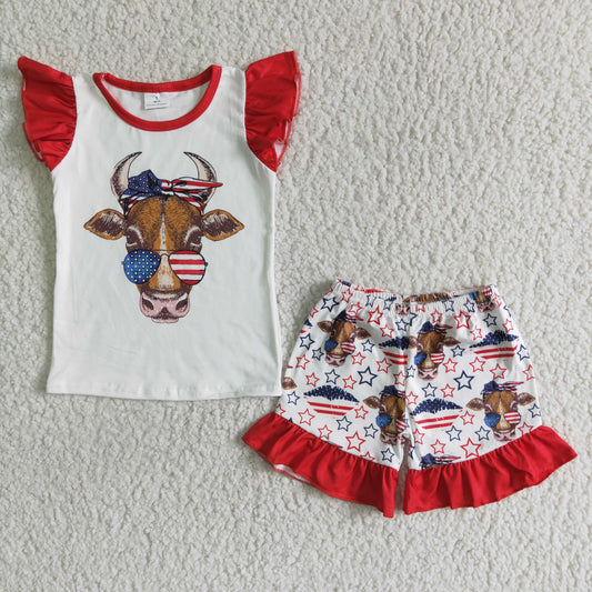 GSSO0046  Summer Girls Heifer July 4th Outfit