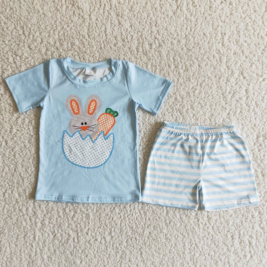 Boys Easter Bunny Carrot Egg Outfit