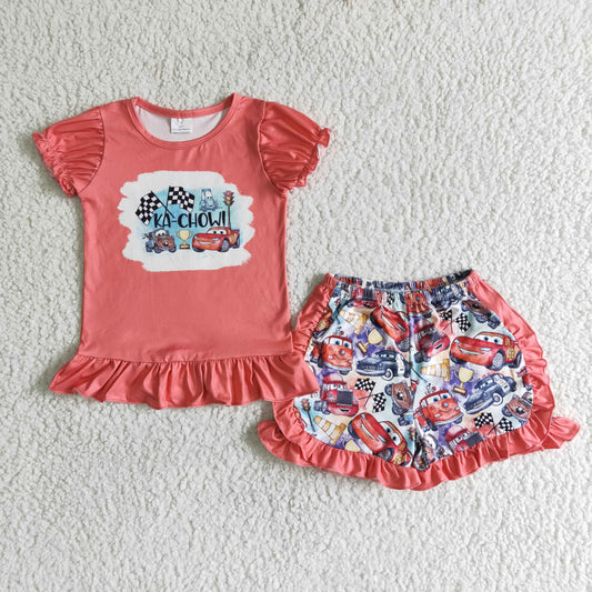C1-30  Boys Movies Car Summer Outfit