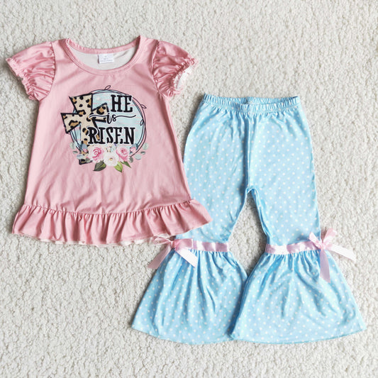 B5-25 Baby Girls Easter Outfit