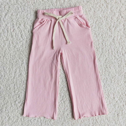 Baby Pink Cotton Pants