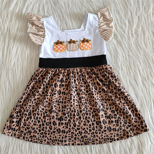 Embroidery Pumpkin Dress