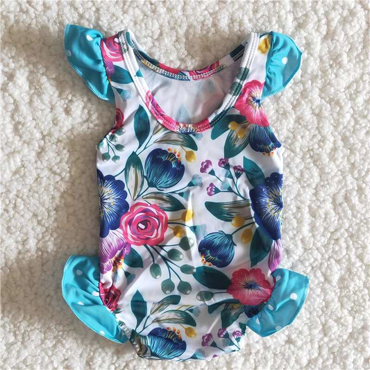 Rose Print Swimsuit