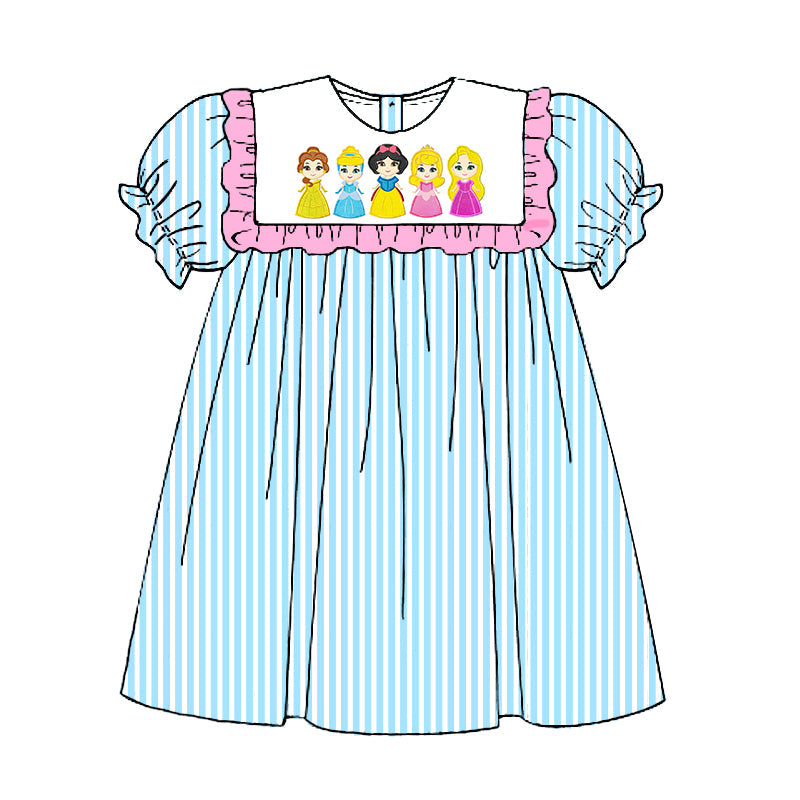Baby Girls Princess Short Sleeve Dress Preorder 3 MOQ