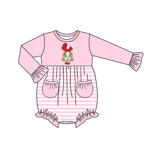 Baby  Boys Christmas Pink Romper Preorder 3 MOQ