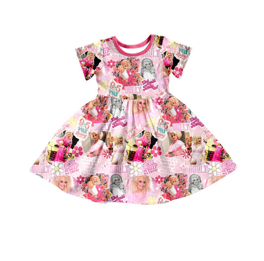 Baby Girls Singer Short SLeeve Dress Preorder 3 MOQ