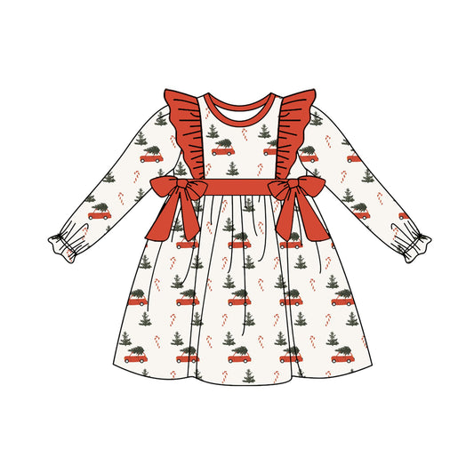 Baby Girls Christmas Tree Dress Pre-order 3 MOQ