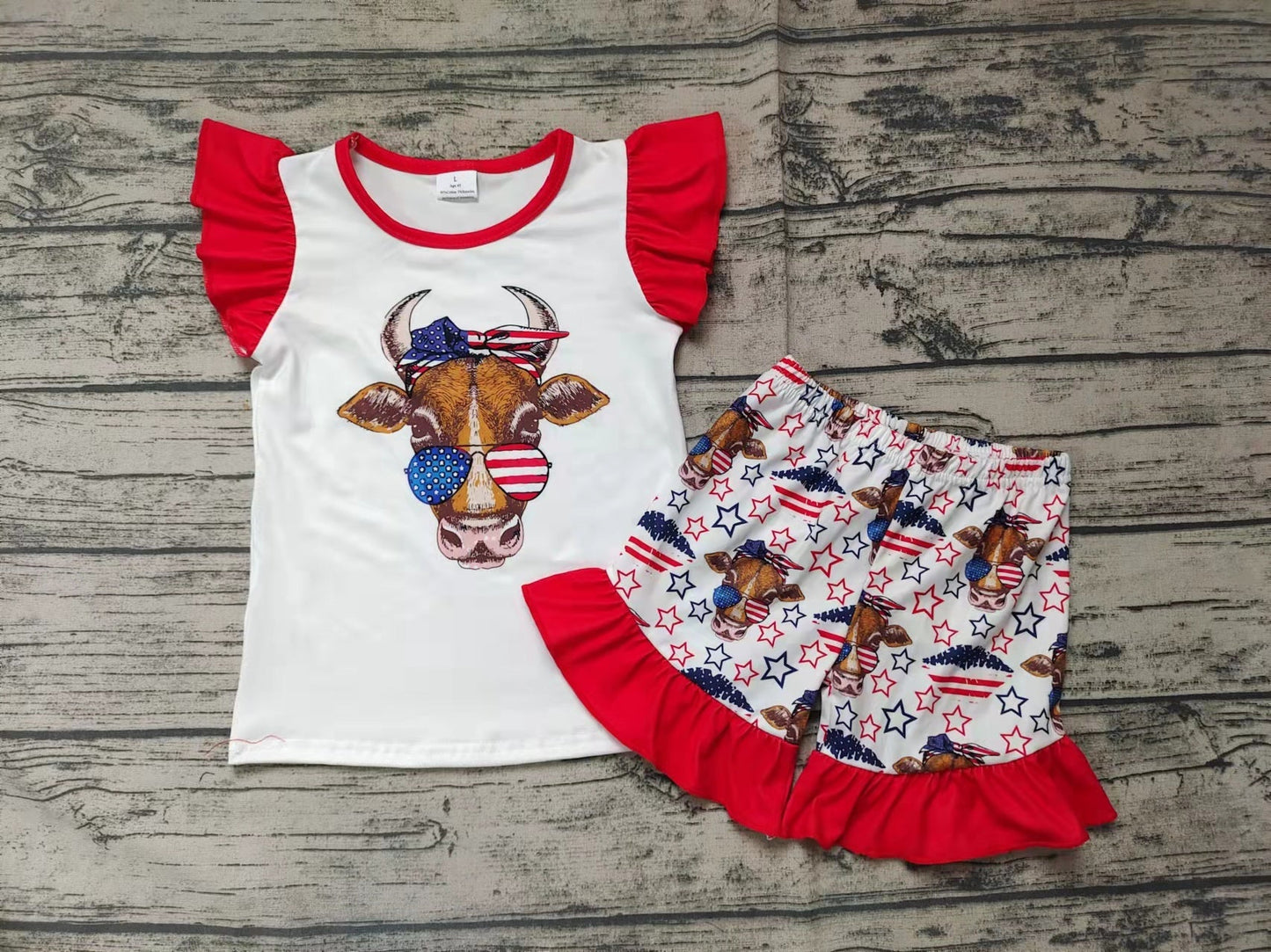 GSSO0046  Summer Girls Heifer July 4th Outfit