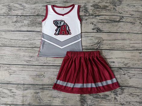 Football Team Alabama Skirt Set Pre-order 3 MOQ