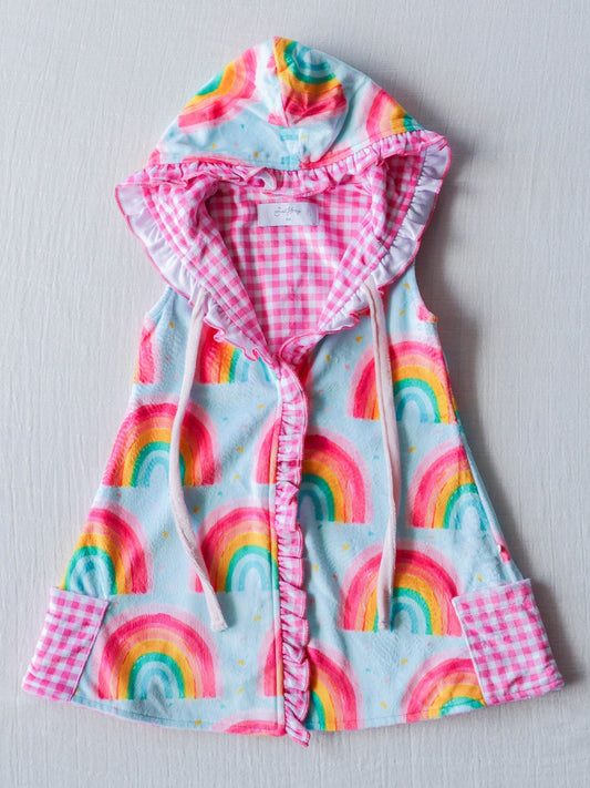 Baby Girls Rainbow swimming coverup NO MOQ , Dealine Time : March 19th