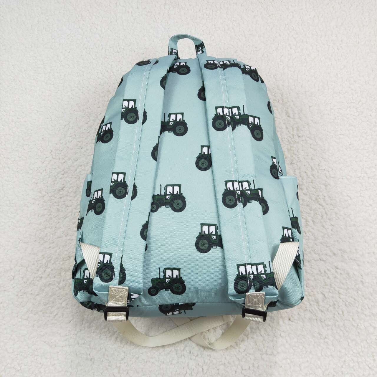 BA0121  Baby Girls Boys Blue Tractors Backpack Bag