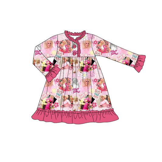 Baby Girls Singer Long SLeeve Dress Preorder 3 MOQ