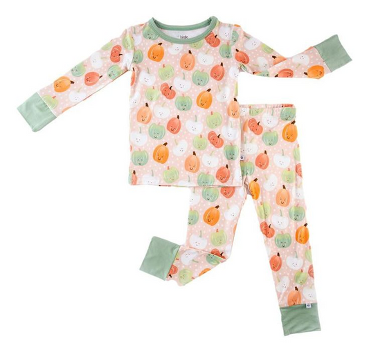 Baby Boys Pumpkin Long Sleeve Pajama Set Preorder