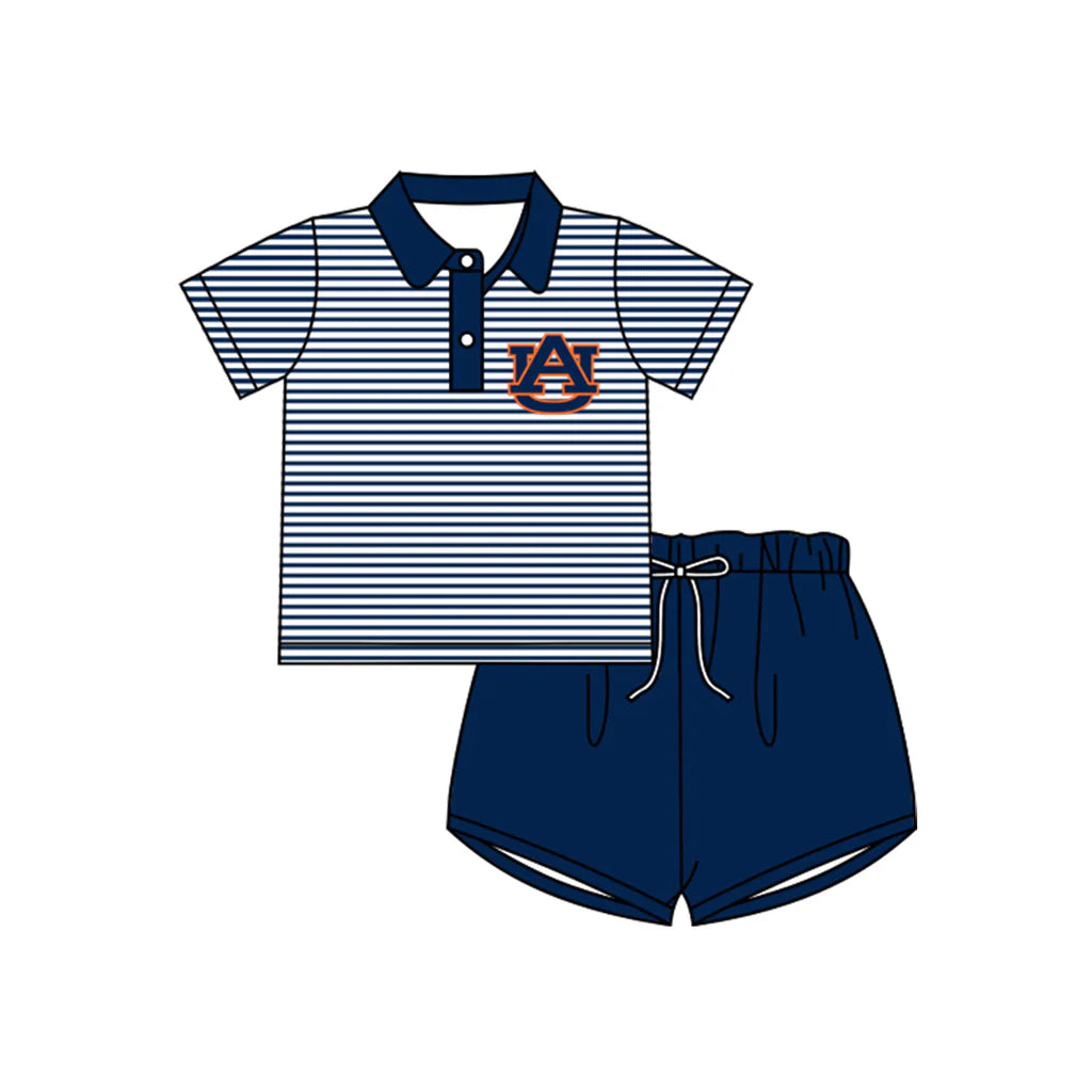 Sibling Auburn University Football Team Clothes Set Pre-order 3 MOQ