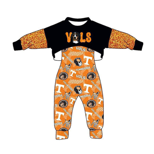Preorder   Vole  Football Team Girls Top and Jumpsuit Outfit 3 MOQ