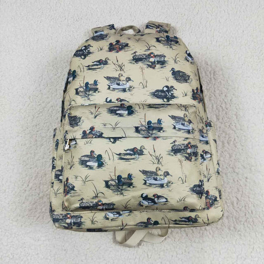 Baby Mallard Duck Packback Blue School Bag